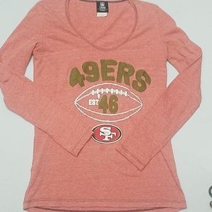 NFL 49er's Long Sleeve T-Shirt Size S